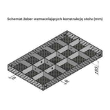 Stół spawalniczy 2400x1200 STANDARD